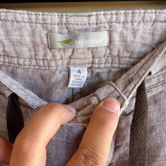 Toad and Co Linen Short - size 4 - Outdoor Summer Hiking Camping - Picture 2 of 6
